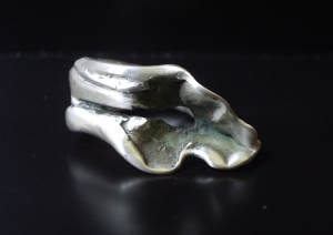 'Foliage' silver ring